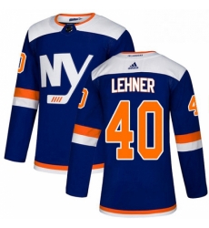 Mens Adidas New York Islanders 40 Robin Lehner Premier Blue Alternate NHL Jersey Mens Adidas New York Islanders 40 Robin Lehner Premier Blue Alternate NHL Jersey