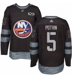 Mens Adidas New York Islanders 5 Denis Potvin Premier Black 1917 2017 100th Anniversary NHL Jersey Mens Adidas New York Islanders 5 Denis Potvin Premier Black 1917 2017 100th Anniversary NHL Jersey
