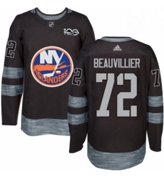 Mens Adidas New York Islanders 72 Anthony Beauvillier Authentic Black 1917 2017 100th Anniversary NHL Jersey Mens Adidas New York Islanders 72 Anthony Beauvillier Authentic Black 1917 2017 100th Anniversary NHL Jersey