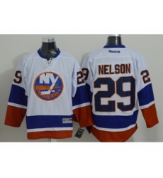 NHL New York Islanders #29 Brock Nelson white jerseys NHL New York Islanders #29 Brock Nelson white jerseys