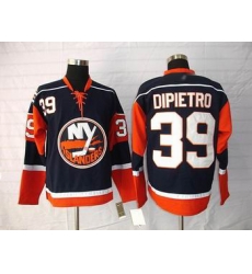 New York Islanders 39 Rick DiPietro Dark blue jersey New York Islanders 39 Rick DiPietro Dark blue jersey
