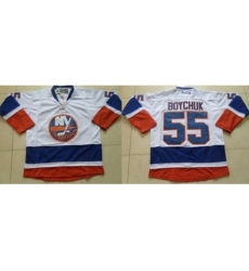 New York Islanders #55 Johnny Boychuk White Stitched NHL Jersey New York Islanders #55 Johnny Boychuk White Stitched NHL Jersey