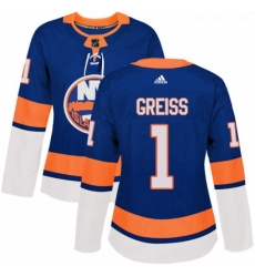 Womens Adidas New York Islanders 1 Thomas Greiss Premier Royal Blue Home NHL Jersey Womens Adidas New York Islanders 1 Thomas Greiss Premier Royal Blue Home NHL Jersey
