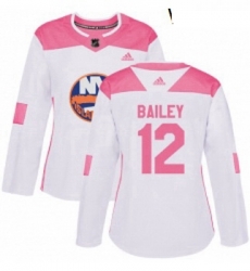 Womens Adidas New York Islanders 12 Josh Bailey Authentic WhitePink Fashion NHL Jersey Womens Adidas New York Islanders 12 Josh Bailey Authentic WhitePink Fashion NHL Jersey