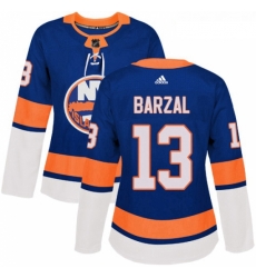 Womens Adidas New York Islanders 13 Mathew Barzal Premier Royal Blue Home NHL Jersey Womens Adidas New York Islanders 13 Mathew Barzal Premier Royal Blue Home NHL Jersey
