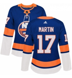 Womens Adidas New York Islanders 17 Matt Martin Authentic Royal Blue Home NHL Jersey Womens Adidas New York Islanders 17 Matt Martin Authentic Royal Blue Home NHL Jersey