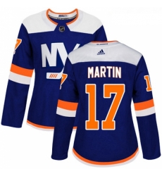 Womens Adidas New York Islanders 17 Matt Martin Premier Blue Alternate NHL Jersey Womens Adidas New York Islanders 17 Matt Martin Premier Blue Alternate NHL Jersey