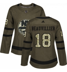 Womens Adidas New York Islanders 18 Anthony Beauvillier Authentic Green Salute to Service NHL Jersey Womens Adidas New York Islanders 18 Anthony Beauvillier Authentic Green Salute to Service NHL Jersey