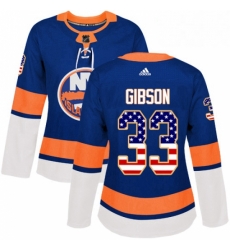 Womens Adidas New York Islanders 33 Christopher Gibson Authentic Royal Blue USA Flag Fashion NHL Jersey Womens Adidas New York Islanders 33 Christopher Gibson Authentic Royal Blue USA Flag Fashion NHL Jersey