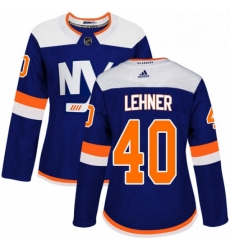 Womens Adidas New York Islanders 40 Robin Lehner Premier Blue Alternate NHL Jersey Womens Adidas New York Islanders 40 Robin Lehner Premier Blue Alternate NHL Jersey