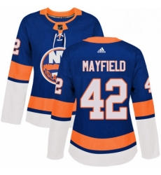Womens Adidas New York Islanders 42 Scott Mayfield Premier Royal Blue Home NHL Jersey Womens Adidas New York Islanders 42 Scott Mayfield Premier Royal Blue Home NHL Jersey