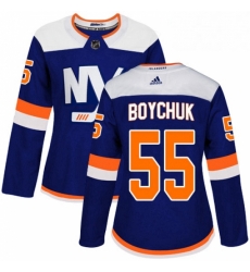 Womens Adidas New York Islanders 55 Johnny Boychuk Premier Blue Alternate NHL Jersey Womens Adidas New York Islanders 55 Johnny Boychuk Premier Blue Alternate NHL Jersey