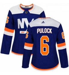 Womens Adidas New York Islanders 6 Ryan Pulock Premier Blue Alternate NHL Jersey Womens Adidas New York Islanders 6 Ryan Pulock Premier Blue Alternate NHL Jersey