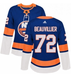 Womens Adidas New York Islanders 72 Anthony Beauvillier Authentic Royal Blue Home NHL Jersey Womens Adidas New York Islanders 72 Anthony Beauvillier Authentic Royal Blue Home NHL Jersey
