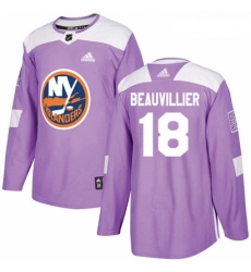 Youth Adidas New York Islanders 18 Anthony Beauvillier Authentic Purple Fights Cancer Practice NHL Jersey Youth Adidas New York Islanders 18 Anthony Beauvillier Authentic Purple Fights Cancer Practice NHL Jersey