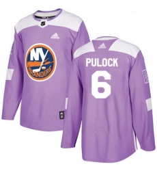 Youth Adidas New York Islanders 6 Ryan Pulock Authentic Purple Fights Cancer Practice NHL Jersey Youth Adidas New York Islanders 6 Ryan Pulock Authentic Purple Fights Cancer Practice NHL Jersey