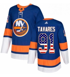 Youth Adidas New York Islanders 91 John Tavares Authentic Royal Blue USA Flag Fashion NHL Jersey Youth Adidas New York Islanders 91 John Tavares Authentic Royal Blue USA Flag Fashion NHL Jersey