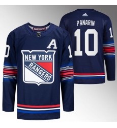 Men New York Rangers 10 Artemi Panarin Navy Stitched Jersey Men New York Rangers 10 Artemi Panarin Navy Stitched Jersey