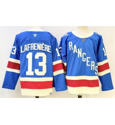 Men New York Rangers 13 Alexis Lafreniere Blue 2025 Stitched Hockey Jersey Men New York Rangers 13 Alexis Lafreniere Blue 2025 Stitched Hockey Jersey