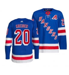 Men New York Rangers 20 Chris Kreider Blue Stitched Jersey Men New York Rangers 20 Chris Kreider Blue Stitched Jersey