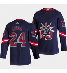 Men New York Rangers 24 Kaapo Kakko 2021 Navy Reverse Retro Stitched Jersey Men New York Rangers 24 Kaapo Kakko 2021 Navy Reverse Retro Stitched Jersey
