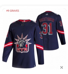 Men New York Rangers #9 Adam Graves Navy 2020 2021 Reverse Edition Stitched Jersey Men New York Rangers #9 Adam Graves Navy 2020 2021 Reverse Edition Stitched Jersey