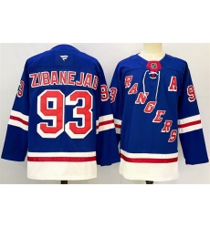 Men New York Rangers 93 Mika Zibanejad Royal 2024 25 Home With A Patch Stitched Hockey Jersey Men New York Rangers 93 Mika Zibanejad Royal 2024 25 Home With A Patch Stitched Hockey Jersey
