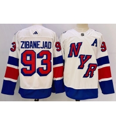 Men New York Rangers 93 Mika Zibanejad White 2023 2024 Stadium Series Stitched Jersey Men New York Rangers 93 Mika Zibanejad White 2023 2024 Stadium Series Stitched Jersey