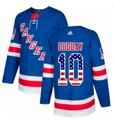 Mens Adidas New York Rangers 10 Ron Duguay Authentic Royal Blue USA Flag Fashion NHL Jersey Mens Adidas New York Rangers 10 Ron Duguay Authentic Royal Blue USA Flag Fashion NHL Jersey