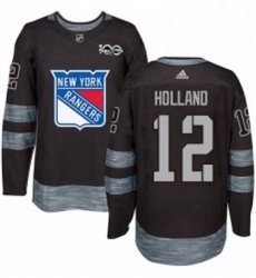 Mens Adidas New York Rangers 12 Peter Holland Premier Black 1917 2017 100th Anniversary NHL Jersey Mens Adidas New York Rangers 12 Peter Holland Premier Black 1917 2017 100th Anniversary NHL Jersey