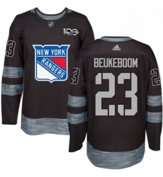 Mens Adidas New York Rangers 23 Jeff Beukeboom Authentic Black 1917 2017 100th Anniversary NHL Jersey Mens Adidas New York Rangers 23 Jeff Beukeboom Authentic Black 1917 2017 100th Anniversary NHL Jersey