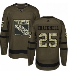 Mens Adidas New York Rangers 25 Adam Cracknell Authentic Green Salute to Service NHL Jersey Mens Adidas New York Rangers 25 Adam Cracknell Authentic Green Salute to Service NHL Jersey