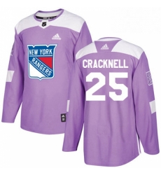 Mens Adidas New York Rangers 25 Adam Cracknell Authentic Purple Fights Cancer Practice NHL Jersey Mens Adidas New York Rangers 25 Adam Cracknell Authentic Purple Fights Cancer Practice NHL Jersey