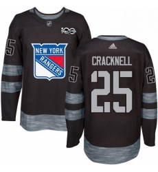 Mens Adidas New York Rangers 25 Adam Cracknell Premier Black 1917 2017 100th Anniversary NHL Jersey Mens Adidas New York Rangers 25 Adam Cracknell Premier Black 1917 2017 100th Anniversary NHL Jersey