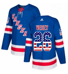 Mens Adidas New York Rangers 26 Jimmy Vesey Authentic Royal Blue USA Flag Fashion NHL Jersey Mens Adidas New York Rangers 26 Jimmy Vesey Authentic Royal Blue USA Flag Fashion NHL Jersey