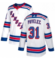 Mens Adidas New York Rangers 31 Ondrej Pavelec Authentic White Away NHL Jersey Mens Adidas New York Rangers 31 Ondrej Pavelec Authentic White Away NHL Jersey