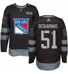 Mens Adidas New York Rangers 51 David Desharnais Authentic Black 1917 2017 100th Anniversary NHL Jersey Mens Adidas New York Rangers 51 David Desharnais Authentic Black 1917 2017 100th Anniversary NHL Jersey
