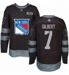 Mens Adidas New York Rangers 7 Rod Gilbert Authentic Black 1917 2017 100th Anniversary NHL Jersey Mens Adidas New York Rangers 7 Rod Gilbert Authentic Black 1917 2017 100th Anniversary NHL Jersey