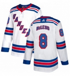 Mens Adidas New York Rangers 8 Cody McLeod Authentic White Away NHL Jersey Mens Adidas New York Rangers 8 Cody McLeod Authentic White Away NHL Jersey
