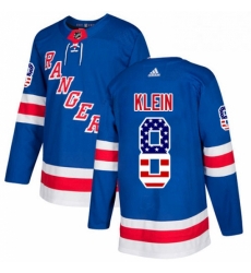 Mens Adidas New York Rangers 8 Kevin Klein Authentic Royal Blue USA Flag Fashion NHL Jersey Mens Adidas New York Rangers 8 Kevin Klein Authentic Royal Blue USA Flag Fashion NHL Jersey