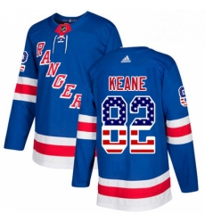 Mens Adidas New York Rangers 82 Joey Keane Authentic Royal Blue USA Flag Fashion NHL Jersey Mens Adidas New York Rangers 82 Joey Keane Authentic Royal Blue USA Flag Fashion NHL Jersey