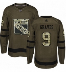 Mens Adidas New York Rangers 9 Adam Graves Authentic Green Salute to Service NHL Jersey Mens Adidas New York Rangers 9 Adam Graves Authentic Green Salute to Service NHL Jersey