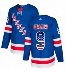 Mens Adidas New York Rangers 9 Adam Graves Authentic Royal Blue USA Flag Fashion NHL Jersey Mens Adidas New York Rangers 9 Adam Graves Authentic Royal Blue USA Flag Fashion NHL Jersey