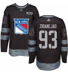 Mens Adidas New York Rangers 93 Mika Zibanejad Premier Black 1917 2017 100th Anniversary NHL Jersey Mens Adidas New York Rangers 93 Mika Zibanejad Premier Black 1917 2017 100th Anniversary NHL Jersey