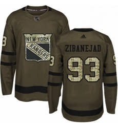 Mens Adidas New York Rangers 93 Mika Zibanejad Premier Green Salute to Service NHL Jersey Mens Adidas New York Rangers 93 Mika Zibanejad Premier Green Salute to Service NHL Jersey