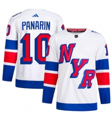 Men's New York Rangers #10 Artemi Panarin White 2024 Stadium Series Stitched Jersey Men's New York Rangers #10 Artemi Panarin White 2024 Stadium Series Stitched Jersey