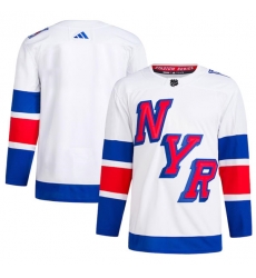 Men's New York Rangers Blank White 2024 Stadium Series Stitched Jersey Men's New York Rangers Blank White 2024 Stadium Series Stitched Jersey