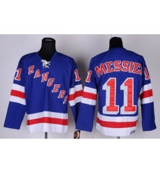 New York Rangers 11 Mark Messier Blue NHL Jerseys New York Rangers 11 Mark Messier Blue NHL Jerseys
