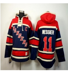 New York Rangers #11 Mark Messier Navy Blue Sawyer Hooded Sweatshirt Stitched NHL jersey New York Rangers #11 Mark Messier Navy Blue Sawyer Hooded Sweatshirt Stitched NHL jersey