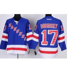 New York Rangers 17 Brandon Dubinsky Blue NHL Jerseys New York Rangers 17 Brandon Dubinsky Blue NHL Jerseys